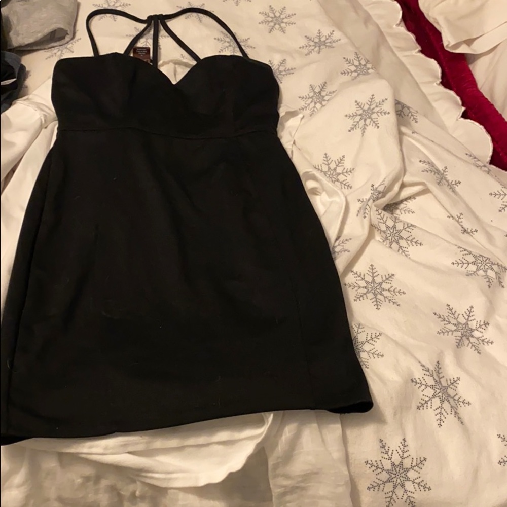 Tobi black dress with cut out